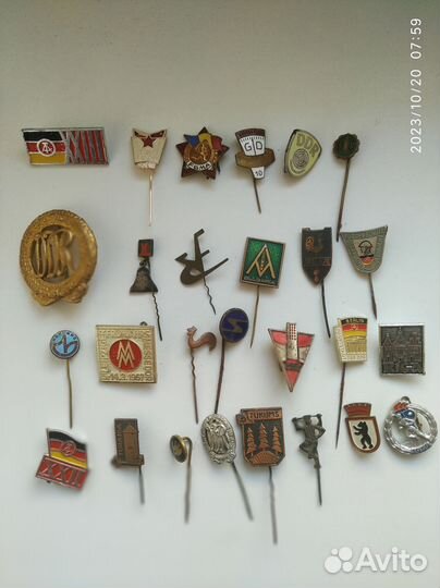 Значок времён ссср,зарубежные страны