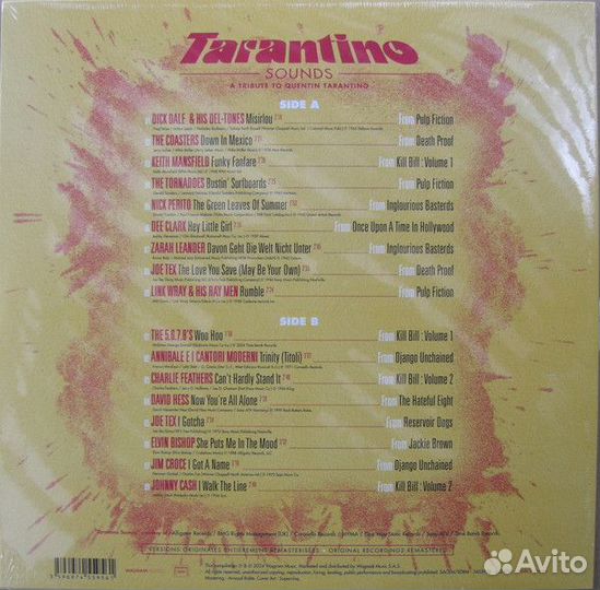 Various – Tarantino Sounds - A Tribute To Quentin