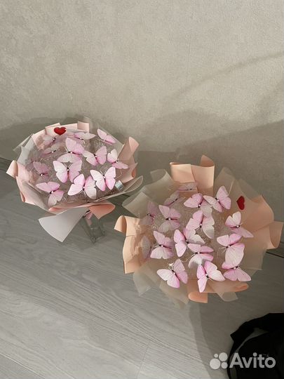 Готовый букет из бабочек