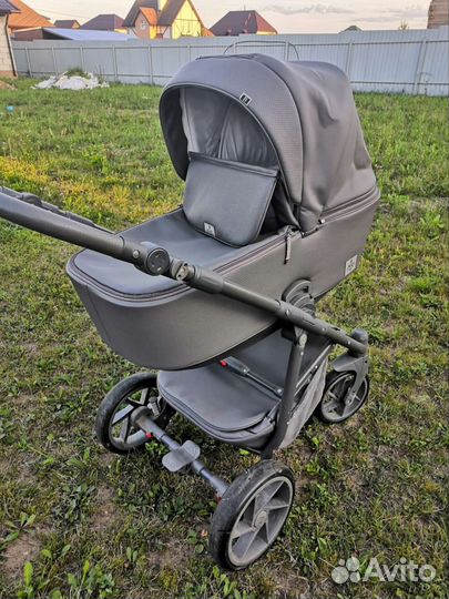 Коляска 2 в 1 эко кожа