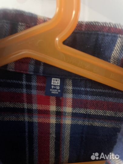 Рубашка uniqlo 9-10 лет для мальчика