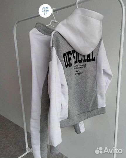 Спортивный костюм на флисе женский