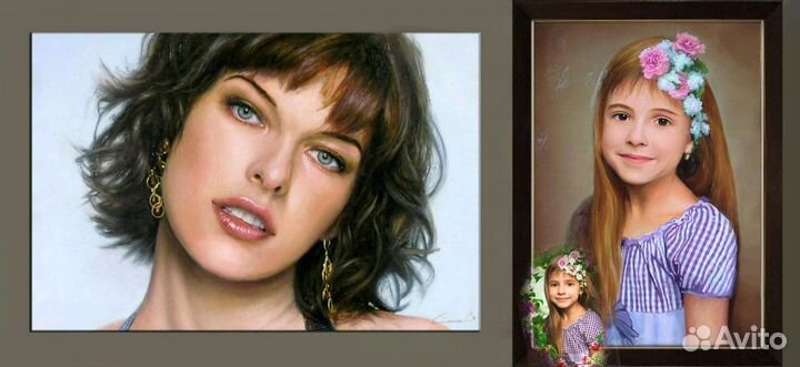 Портрет маслом картины на заказ