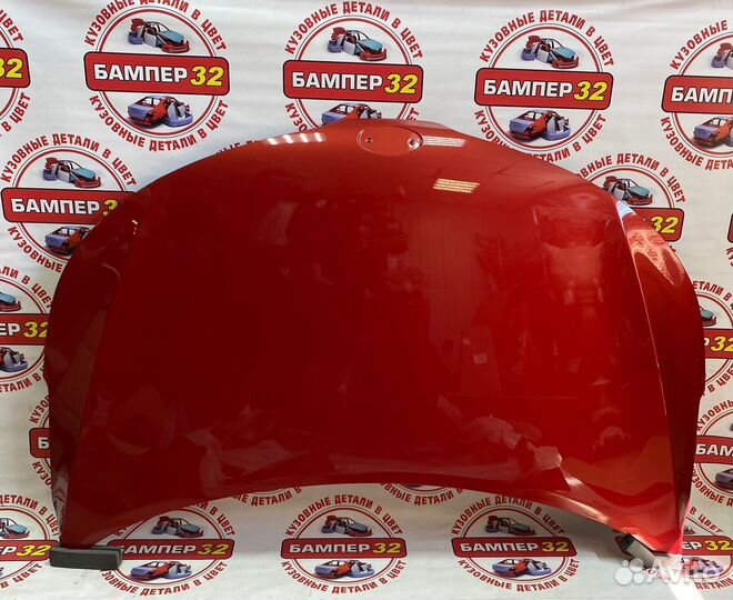 Капот Рио 3 (2011-2015) в цвет TDY красный