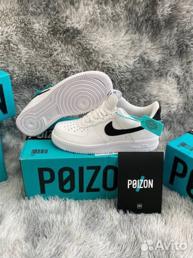 Nike Air Force Черно-Белые Оригинал Poizon