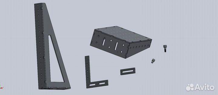 Чертежи сварочных столов 3D для лазера формат DXF
