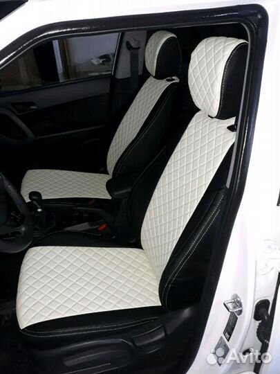 Авточехлы из экокожи автопилот (пошив) установка