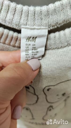 Джемпер h&m для девочки 68