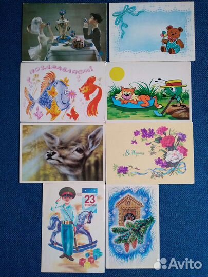 Открытки 6шт