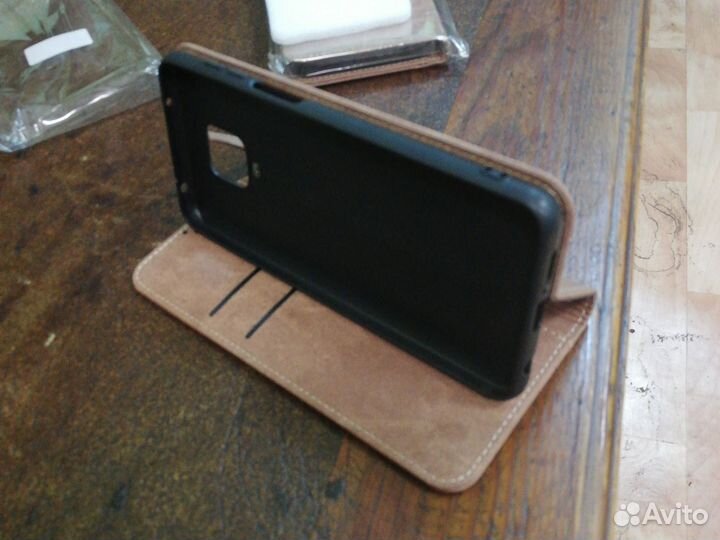 Кожанный чехол Xiaomi Redmi Note 9S