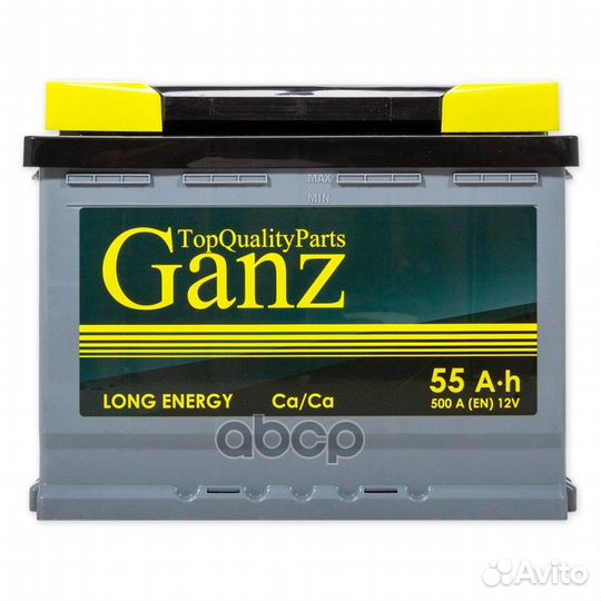Аккумулятор ganz Standart 55 А/ч прямой L+
