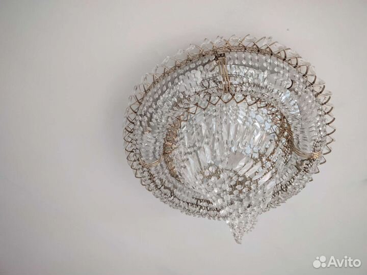 Люстра на 6 ламп + два бра настенных