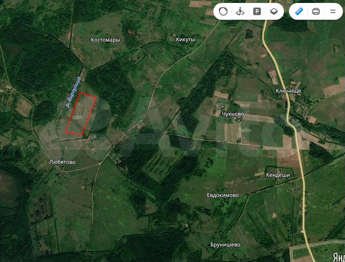 Участок 10,5 га (ИЖС)