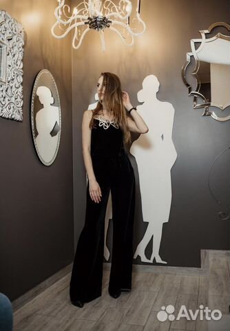 Бархатный комбинезон Pinko