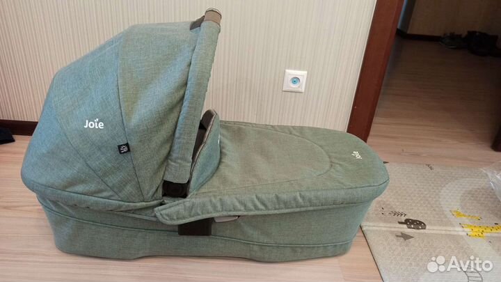 Коляска 2в1 Joie Litetrax 4+люлька Joie Rambler XL