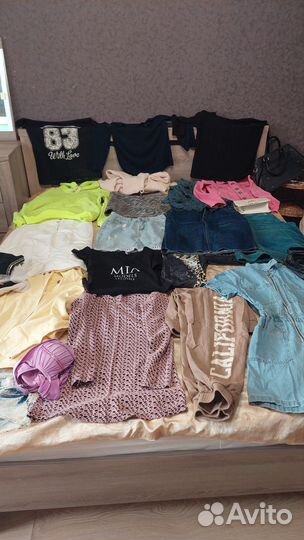 Вещи пакетом на подростка девочку