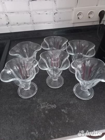 Бокалы креманки для мороженого