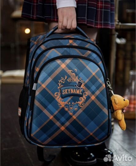 Рюкзак Ранец школьный для девочки 1-4 кл фSkyName