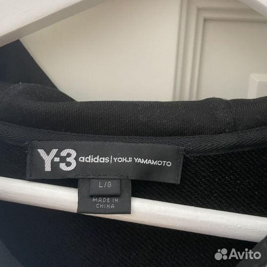 Y-3 adidas yohji yamaoto zip hoodie L оригинал