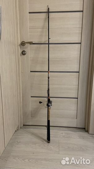 Ryobi спининг + катушка + 3-ех секционный чехол