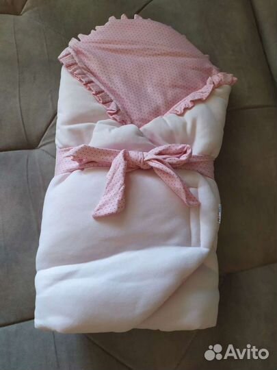 Конверт на выписку - одеяло. Сезон - весна / осень