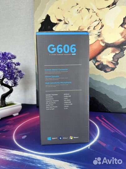 Новые Игровые наушники с микрофоном 7.1