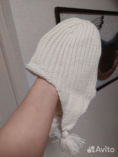 Шапка на девочку 5-7 лет