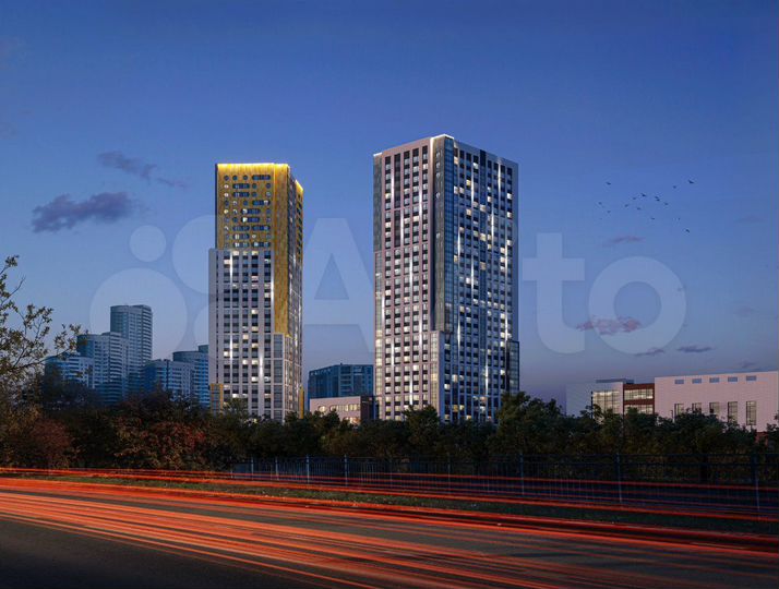 2-к. квартира, 61,1 м², 9/29 эт.