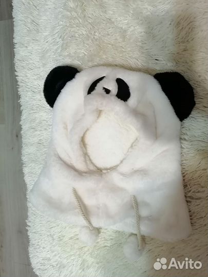 Шапка, капор- панда на подростка