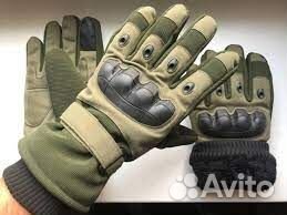 Зимние тактические перчатки, утеплённые на меху Ол