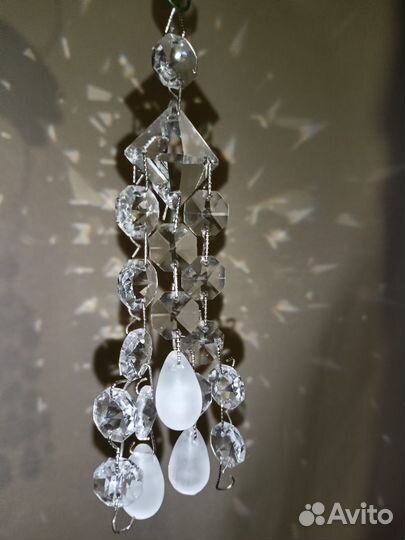 Хрустальные подвески большие Богемия