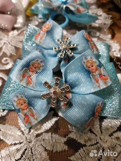 Украшения для волос,снежинки,банты В наличии