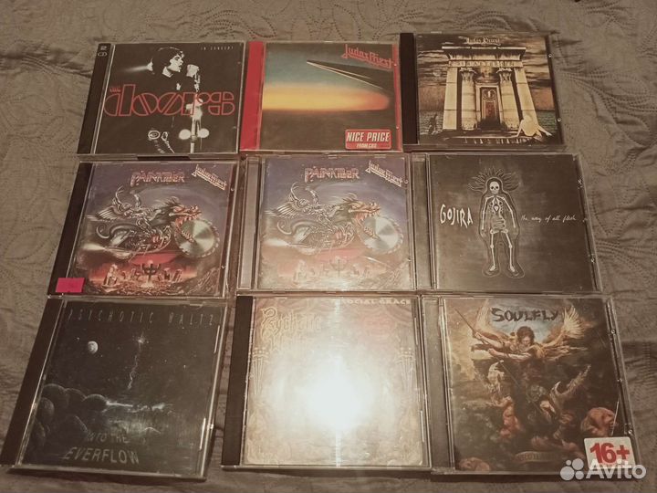 Фирменные и лиц CD диски (русский рок,metal)