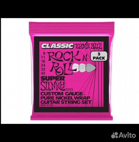 Струны для электрогитары Ernie Ball 3253 Super Sli
