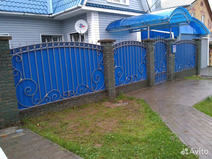 Заборы кованые