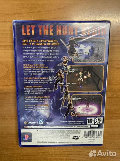 PS2 Hunter the Reckoning Wayward (Sealed)