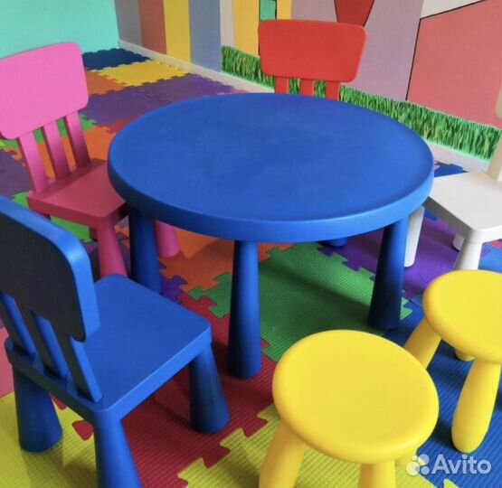 Детский стол и стул IKEA