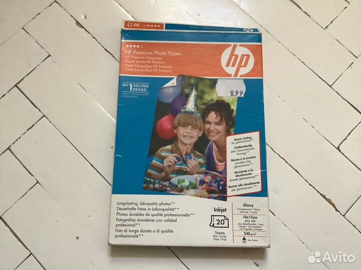 Фотобумага 10х15 hp