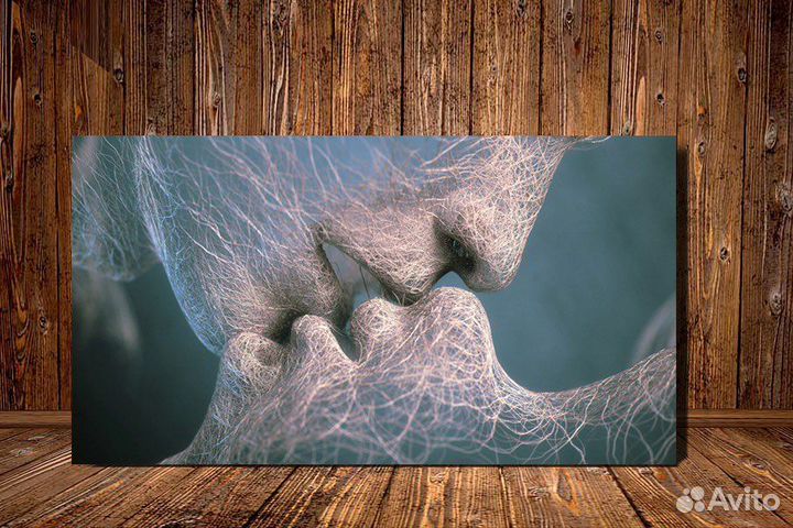 Современная картина Поцелуй