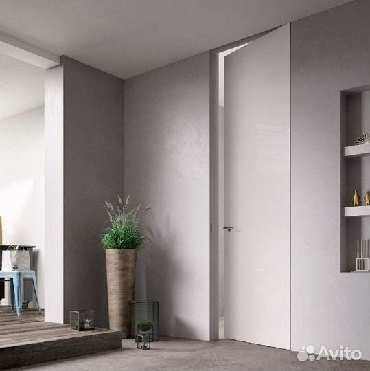 Скрытые двери под отделку