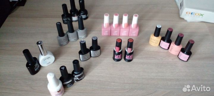 Цветные базы,лаки,гель