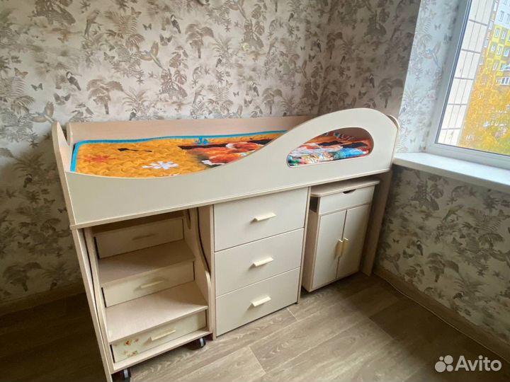 Детский уголок: кровать - чердак 160 см