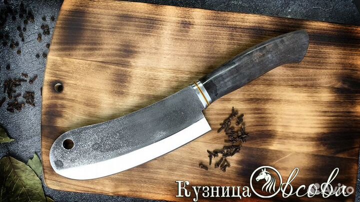 Тяпка кухонная из кованой стали х12мф