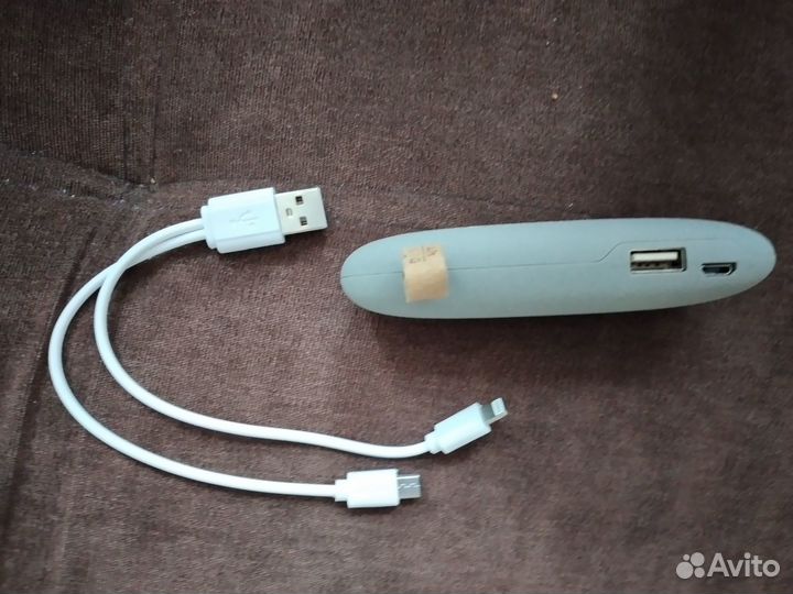 Поурбанк Pebble 2600 мА дизайн под камень