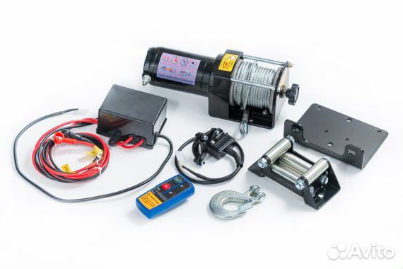 Лебедка электрическая 12V 3000 lbs