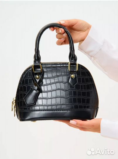 Сумка женская через плечо боулер