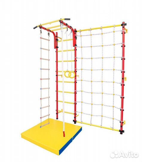 Шведская стенка детская с сеткой спорт комплекс