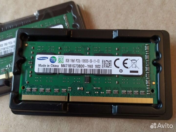 Samsung 8Gb (DDR3L PC3L 10600s 1333Mhz so-dimm)