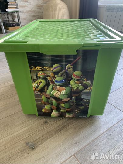 Ящик для игрушек на колесах