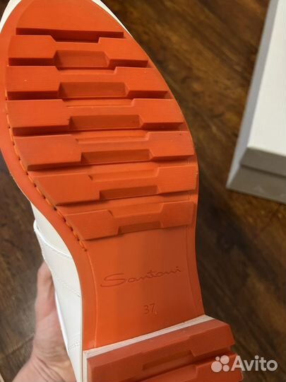 Новые ботинки Santoni